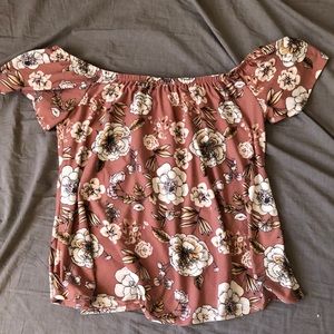 Off the shoulder top.